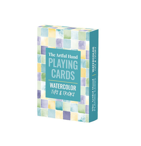 The Artful Hand Playing Cards: Watercolor Tips & Tricks