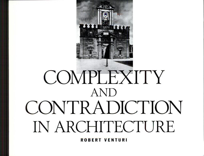 Complexity And Contradiction In Architecture