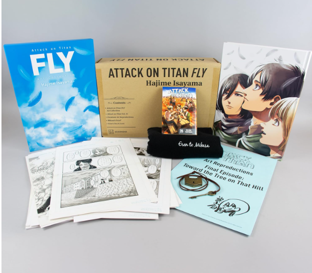 Attack On Titan 35: Fly Collector's Box Set